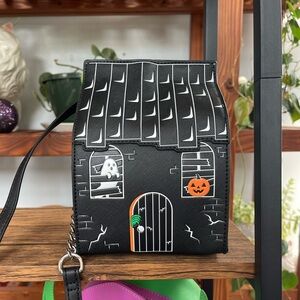 Halloween house mini purse